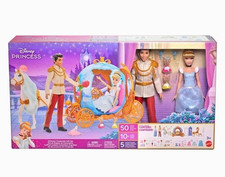 New Disney Princess Cinderella Ultimate Gift Set w/ Carriage, Horse, Dolls