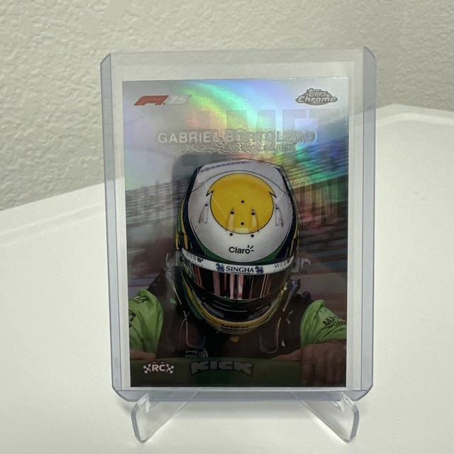 2025 Topps Chrome Formula 1 - Helmet Collection Gabriel Bortoleto #HC-10 (RC)