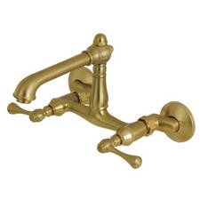 Kingston Brass KS722.BL English Country 1.8 GPM Widespread Bridge - Brass