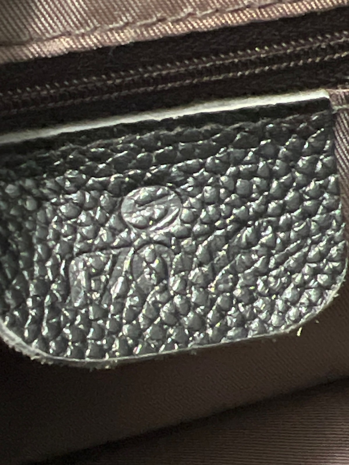 Black Pebbled Leather Backpack - image 6