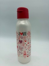 Botella de agua Tupperware Love 750 ml 25 oz San Valentín a prueba de fugas nueva