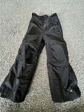 REI Girls XXS 4/5 Winter Snow Pants Fleece Lined Ski Pants Snowboarding Black E2