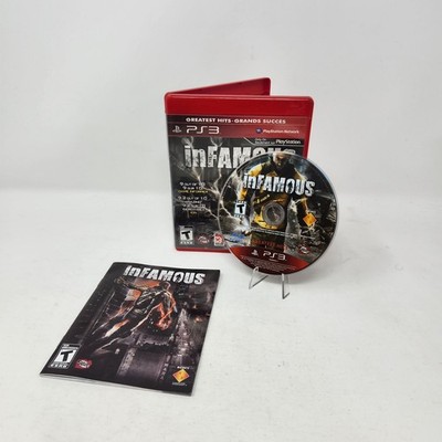 inFamous PS3 PlayStation 3 CIB Complete Tested Working W Manual Greatest Hits 