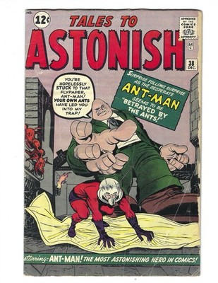 Tales to Astonish #38 1962 VG- or better! 5th Ant Man 1st Appearance of Egghead!