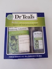 Dr Teals Epsom Salt Soak  Foaming Bath Relax  Relief New