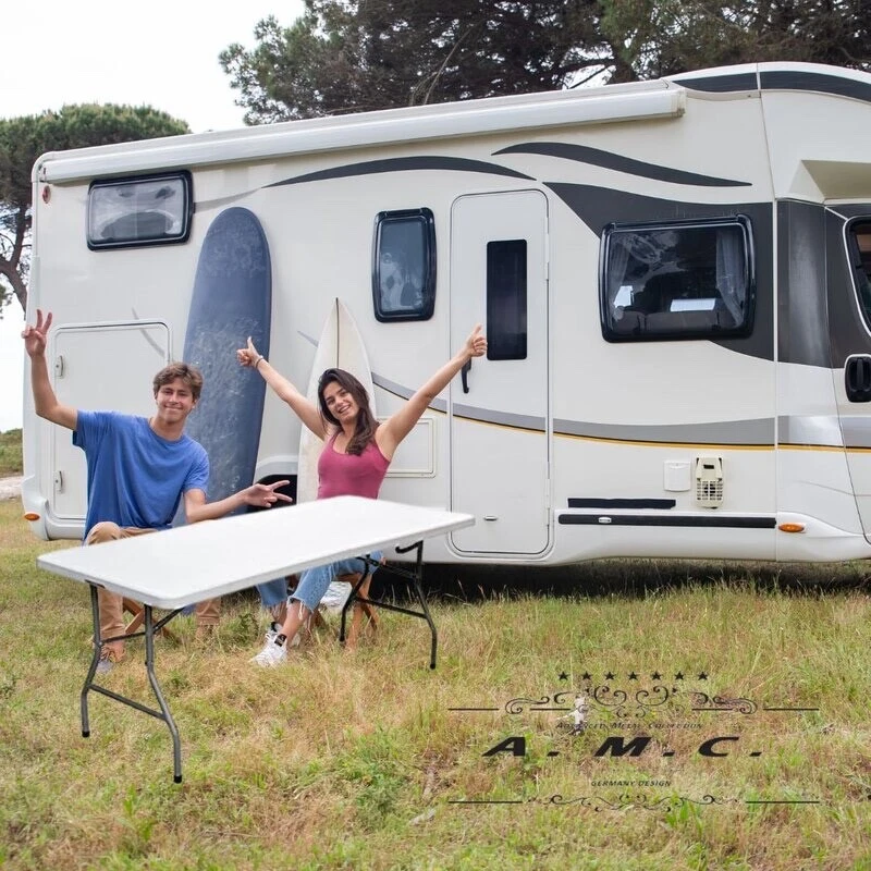 Tavolo Pieghevole da Giardino in Dura Resina a Valigetta in HDPE - Immagine 3 di 4