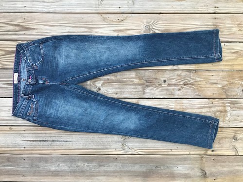 Houston Twenty X Women Jeans Blue Denim Stretch Girls Jeans Size 3/4X31 - Picture 9 of 12