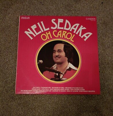 Neil Sedaka Oh Carol 1974 Stereo 12'' Vinyl lp CDS
