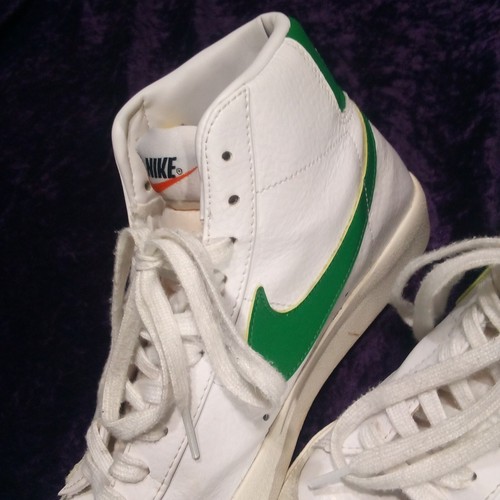 MENS NIKE BLAZER Green White MID '77 VNTG BQ6806 115 SIZE 8.5 - Picture 4 of 16
