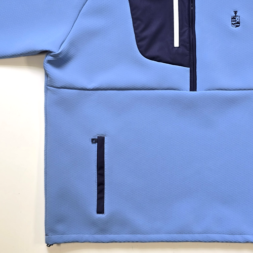 CHAQUETA PETER MILLAR GALEFORCE MEDIA CREMALLERA XXL CAPÓ RESISTENTE AL VIENTO AL AGUA AZUL - Imagen 6 de 15