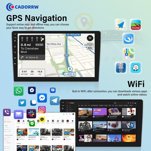 64GB For Hummer H3 2005-2010 Android 13 Car Radio Stereo Carplay GPS Navi Wifi - Picture 4 of 19