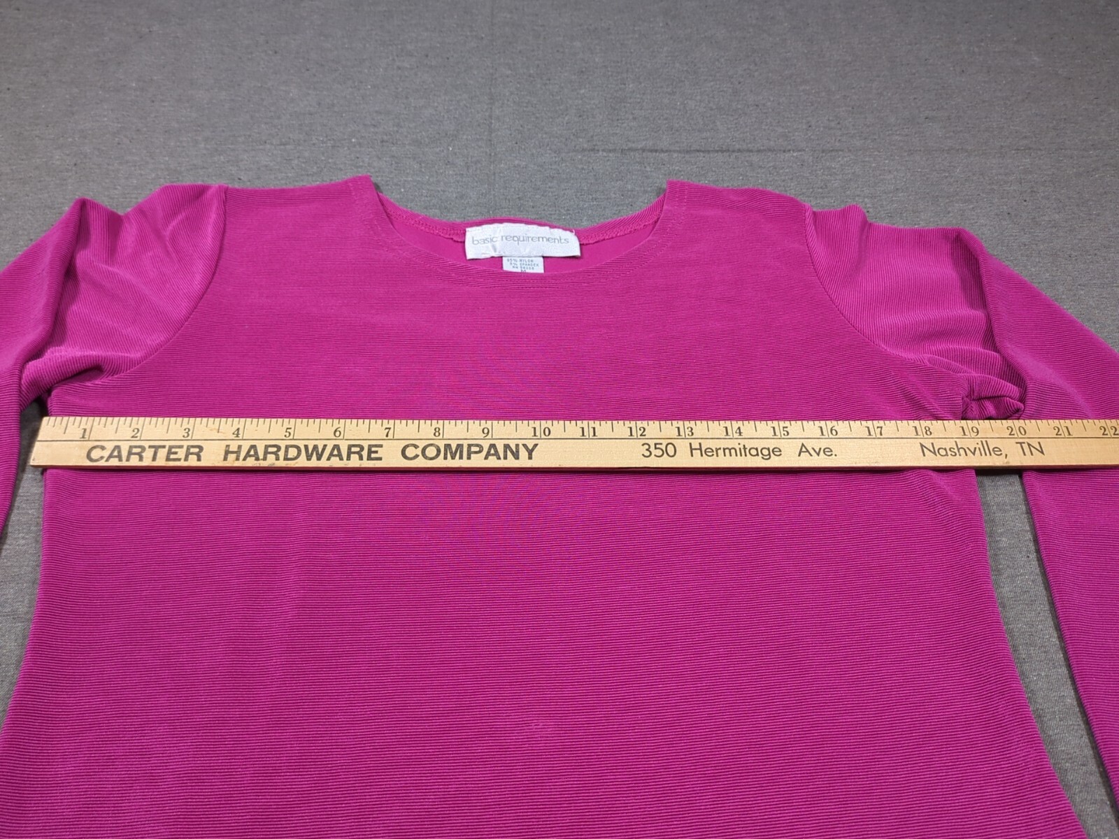 Basic Pink Horizontal Rib Knit Pullover Womens Si… - image 12