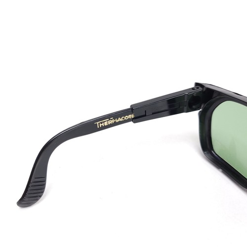 Vintage Thermocote Nylon Spectacles Adjustable Green Tint Retro - Picture 3 of 7