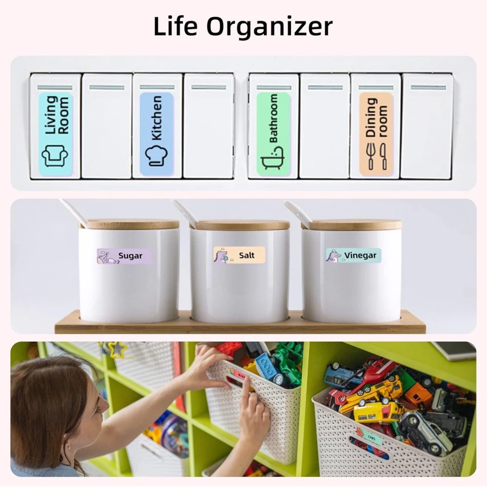 Compact Mini Label Maker for Organizing