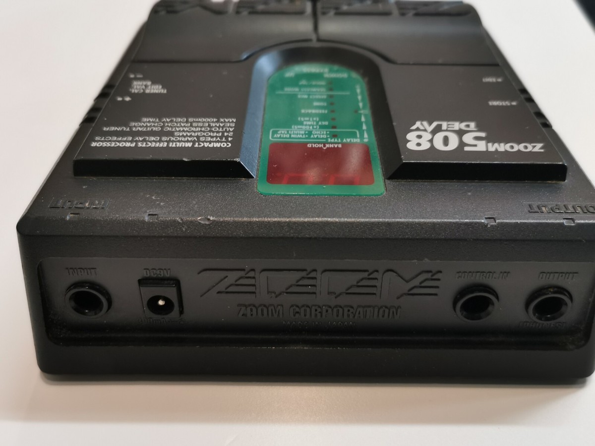 Zoom 508 guitar echo / delay effects pedal Sounds Like The