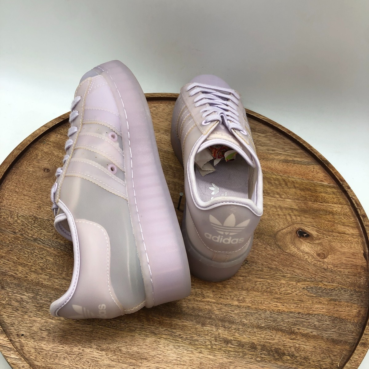 Adidas Womens Superstar Jelly FX4323 Purple Casual Shoes