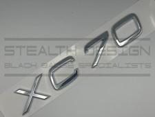 Fits Volvo Chrome Silver Letters Lettering Badge Emblem XC70 OEM+ UK Seller