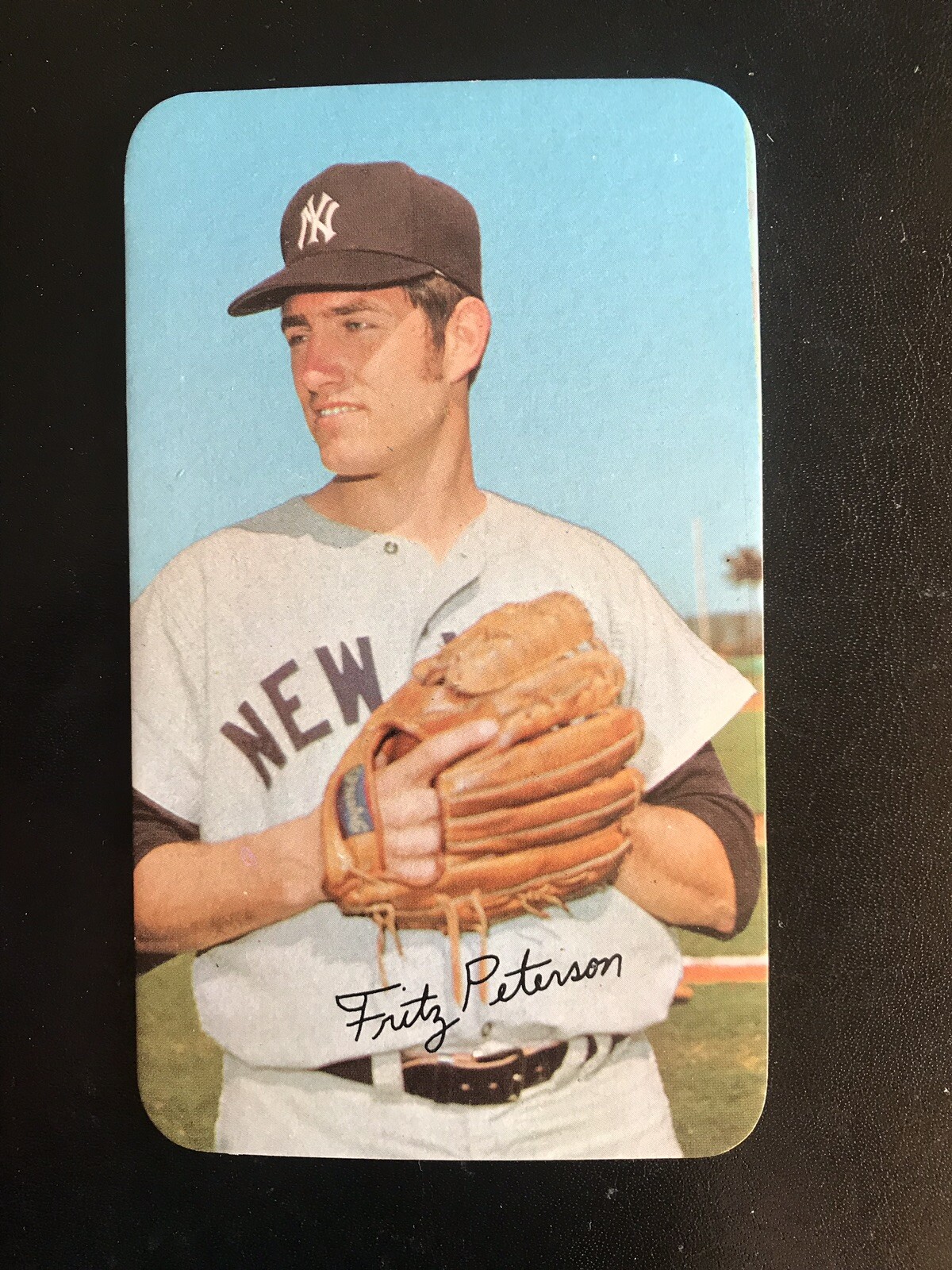 1971 TOPPS SUPER #13 FRITZ PETERSON NY YANKEES— SHARP💥*** (wph)