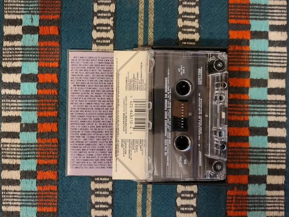 Various - On The Edge (Cass, Sampler, SR) Antilles US Like New Used NM Condition - Image 2 of 2