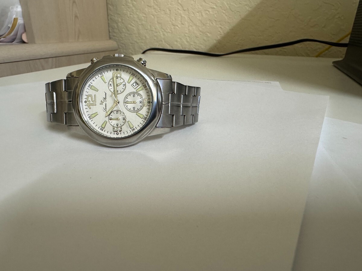 Men's Lucien Piccard Chronograph 26564SL Stainless Steel watch