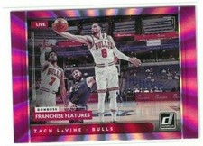 Zach Lavine 2021-22 Donruss Holo Pink Parallel Franchise Features #19