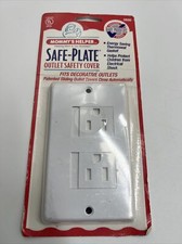 Mommy's Helper Electrical Outlet Covers Safe Plate Standard Almond 0890