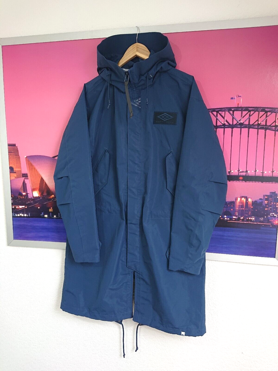 Pretty Green X Umbro Seam Sealed Parka Jacket Large Liam