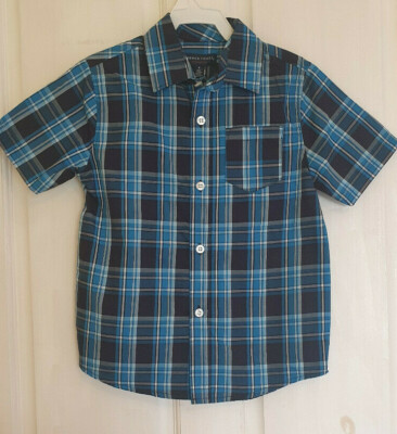 Neu 5 Jahre Junge Shirt French Toast Gr. 5 Oberteil mit Karomuster