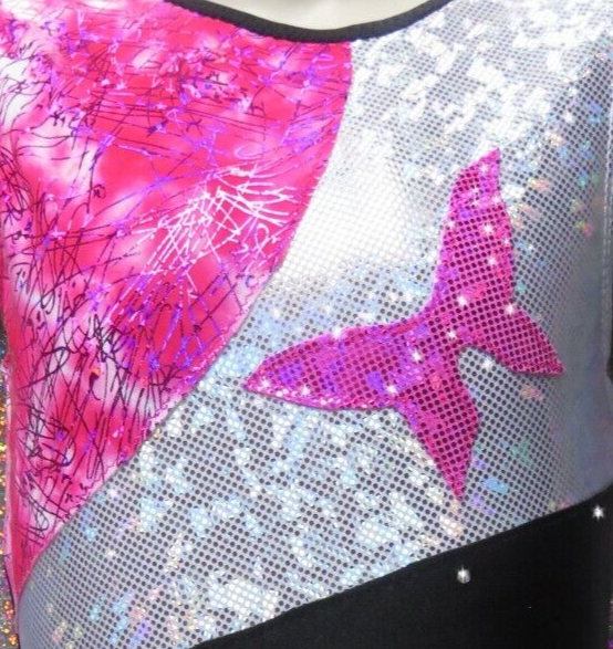 Deluxe Girls Show Gymnastic Gym Leotards for Dancewear, Gym and Dance Shows