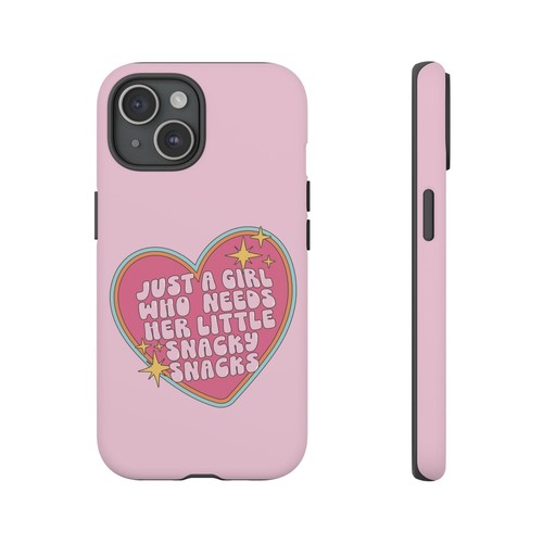 Cute Phone Case for Snack Lovers, Just a Girl Who Needs Her Little Snacky - 第 13/45 張圖片