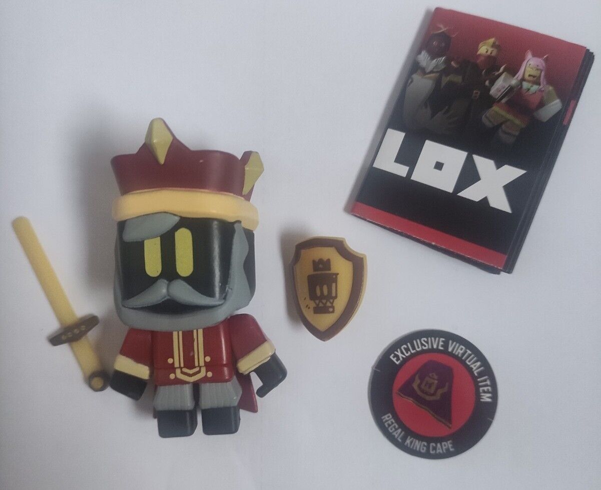 RBX Roblox Celebrity Series 10 Minion King w/ Regal King Cape VIRTUAL ITEM  CODE