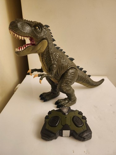 RC DINOSAUR Adventure Force Caldera Radio Control Fiery T-Rex Toy Lights Sounds - Picture 3 of 14