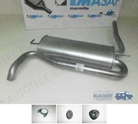 Imasaf ESD Auspuff Endtopf+Anbauteile für Fiat Strada 1.7 TD + 1.9 JTD + D 1999-