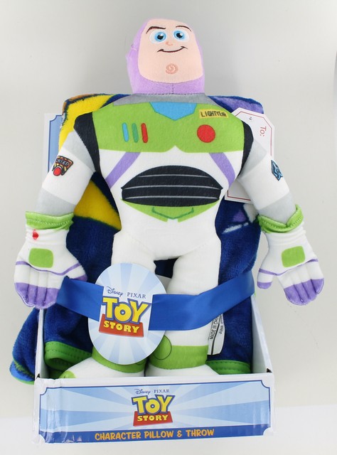 Disney Pixar Toy Story 4 Buzz Lightyear Character Pillow & Throw for sale online | eBay
