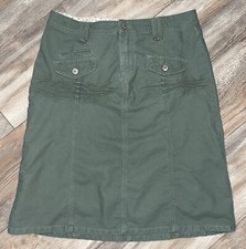 Union Bay Vintage Y2K Size 13 Army Green Knee Length Pencil Straight Skirt A16