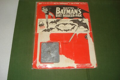 VINTAGE 1966 BATMAN'S BAT MAKER - PAK TOY - MATTEL - INCOMPLETE - VERY RARE