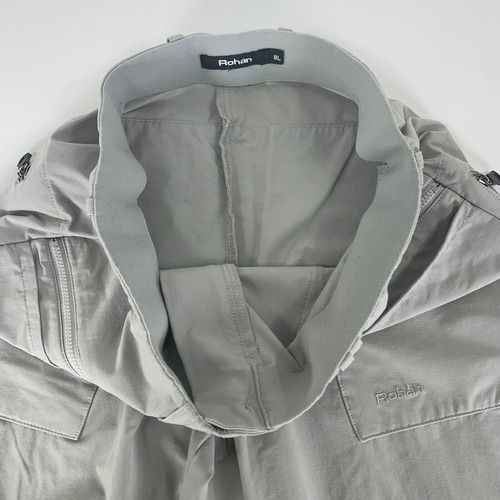 Rohan Stretch Bags Trousers 8L W29 L32 Grey Walking Hiking UV Sun Protection - Picture 7 of 18