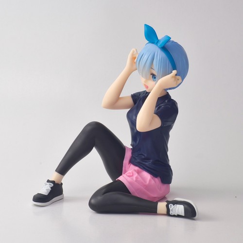 Re Zero Figur Rem Ramu Relax Time Anime Japan Figur 4er Set - Bild 11 von 22