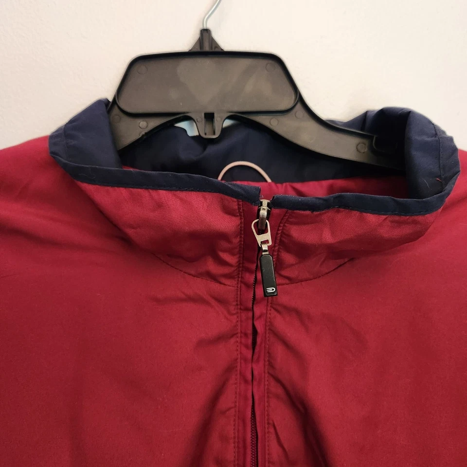 Куртка ветровка Dockers Golf XL красная и темно-синяя полиэстер мужская поле Trump - Изображение 3 из 4