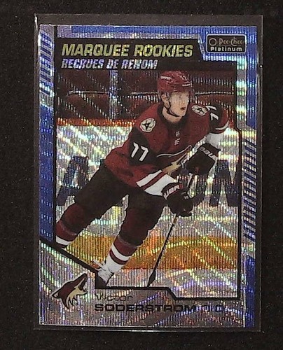 2020-21 O-Pee-Chee Platinum Blue Surge #155 Victor Soderstrom SL@PB3