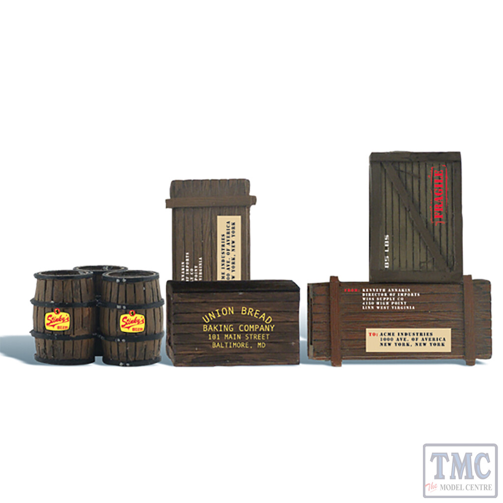 A2564 Woodland Scenics G Wooden Crates & Barrels