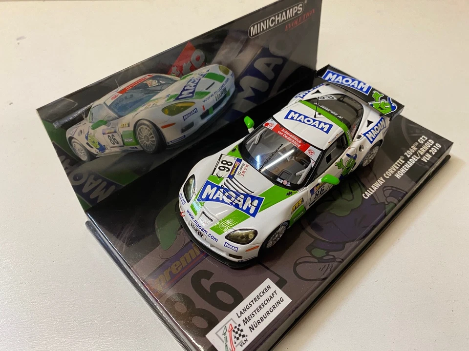 Callaway Chevrolet Corvette Z06R 1/43 1:43 Modell Modellauto Minichamps #86  - Bild 2 von 4