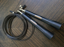 Gym Boxing Skipping Jump Rope Adjustable Cable Length Ball Bearing Speed Fitness