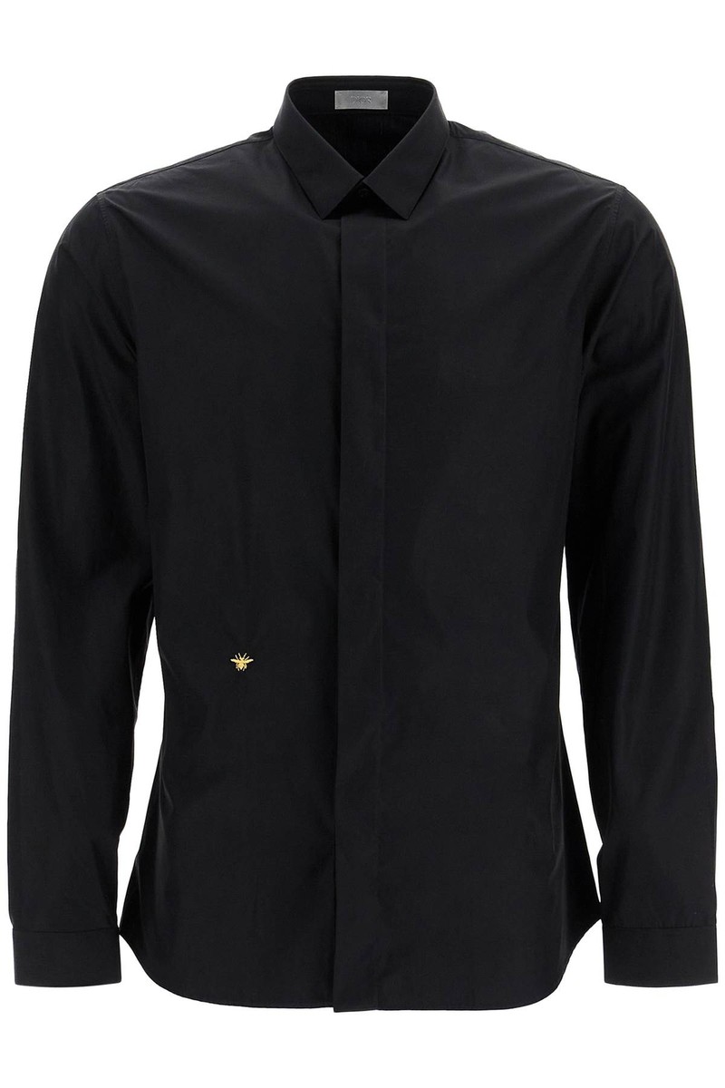 DIOR Shirt with Bee CD Men Tg. XS/S 733C554B2088 971 Black DIOR Shirt with Bee CD Men Tg. XS/S 733C554B2088 971 Black