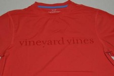 VINEYARD VINES RED SWIM RASH GUARD DRY FIT SHIRT WOMENS SIZE XS