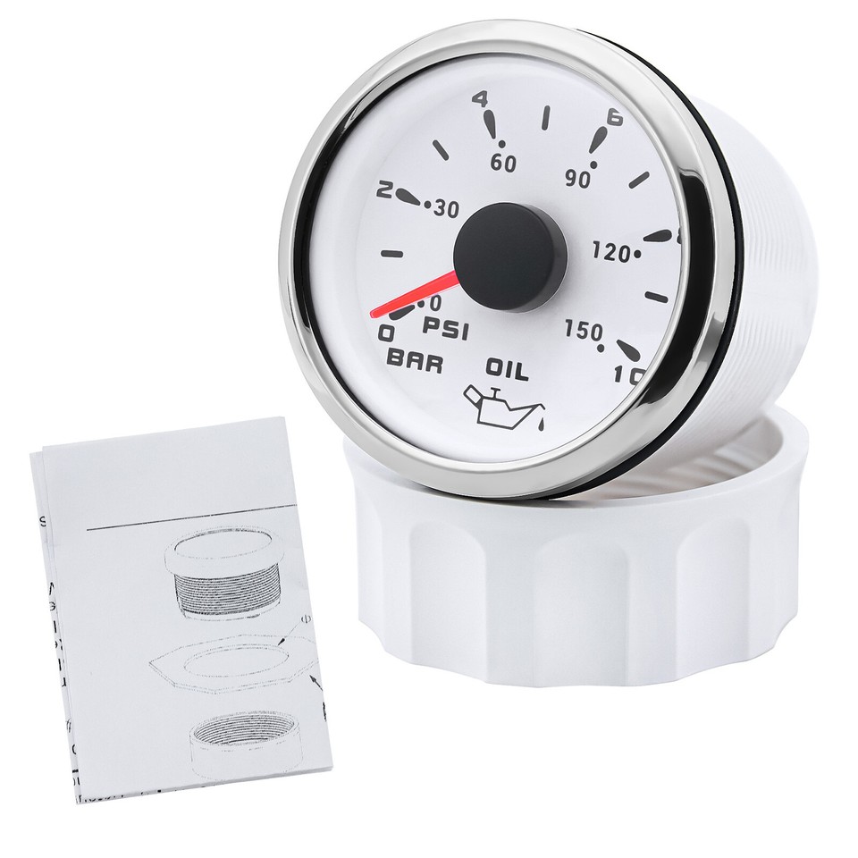 85mm GPS Speedometer 160MPH + 85mm Tachometer RPM8000 – Red Backlight, Pulse Signal, USA Stock - View #3