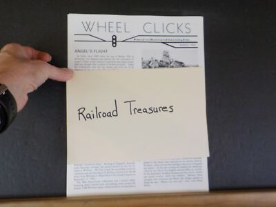 Wheel Clicks 1992 March Pacific Railroad Society Angel s Flight