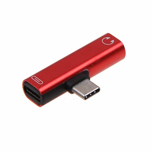 2 in 1 Type C to 3.5mm Aux Audio Cable Cord Charger Headphone Splitter Adapter - Picture 11 of 15