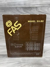 VINTAGE RARE FAS EA-80 7-BAND GRAPHIC EQUALIZER AMPLIFIER 60W X2 SPECTRUM
