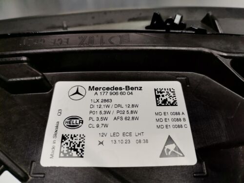 Mercedes-Benz A Class LED Head Light Lamp RH Right 2019-24 W177 A1779064004 - Picture 4 of 6